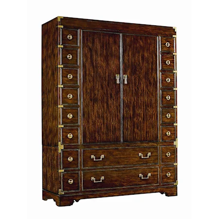 Grand 18 Drawer Armoire